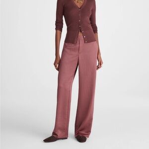 NWT Madewell The Easy Pull-On Pant in Satin